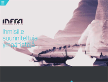 Tablet Screenshot of infrasuunnittelu.fi